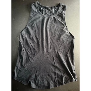 Women's Lululemon Black High Neck Pima Cotton Tank Top 8